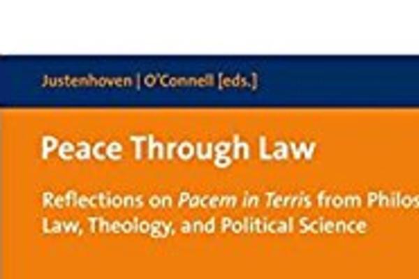 New Book Offers Reflections on Pope John XXIII’s Peace Encyclical Pacem in Terris