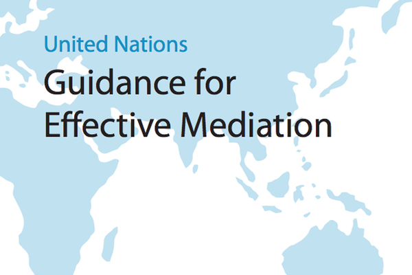 Laurie Nathan runs United Nations High Mediation Course