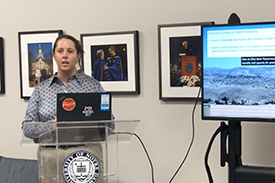 Alyssa Paylor, a Ph.D. student in peace studies and anthropology, offers insights to her research on examining spaces and practices of solidarity, activism, and care in conditions of power asymmetry, specifically within reconciliation in a community of Israeli and Palestinian peace activists.